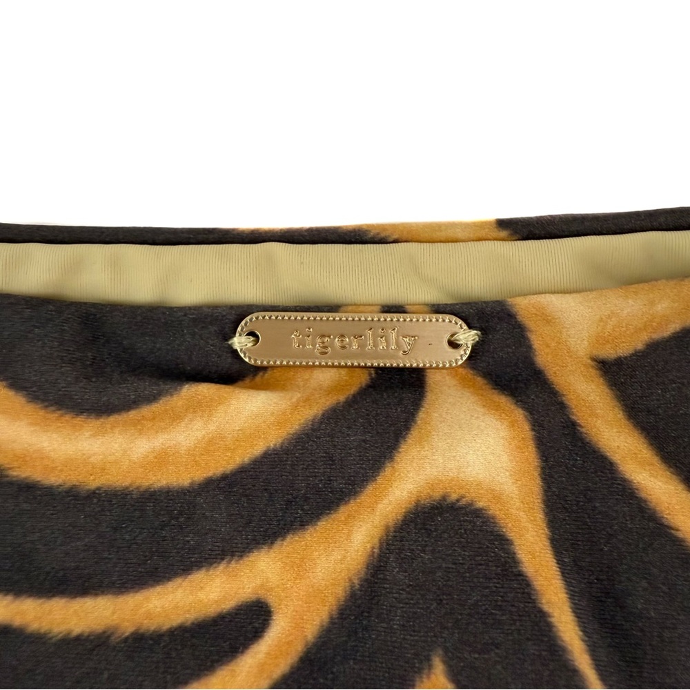 Tigerlily Swim Bottom in Zahara Ava Corset Tiger Animal Print - Picture 3 of 5